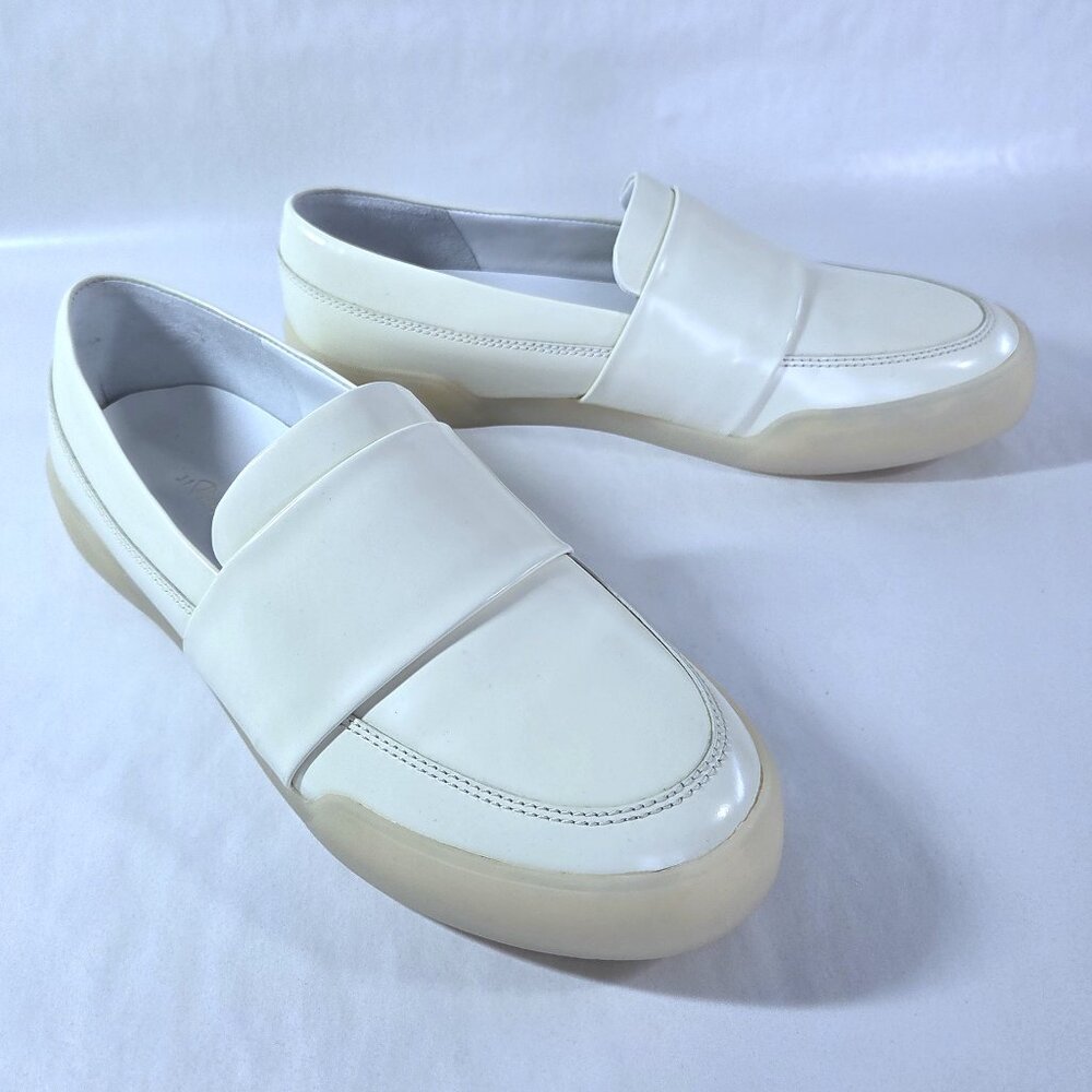NIB 3.1 Phillip Lim Morgan Vanilla Off White Leather Loafer Sneakers Size EU 38